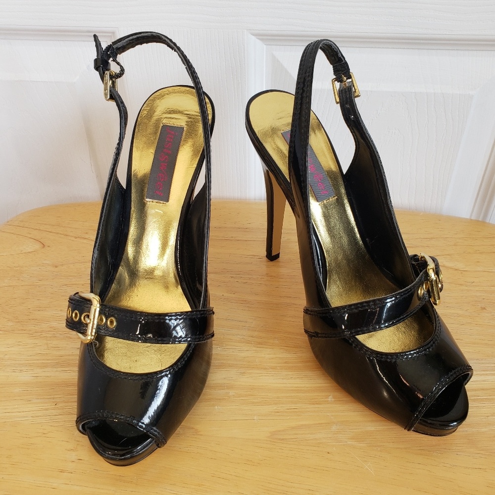 Shiny patent heels - justsweet